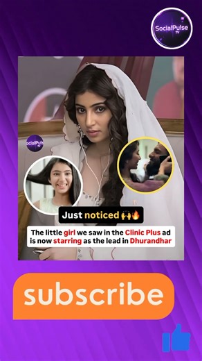 From Clinic Plus Ad to Movie Lead 😳✨ Time Flies!