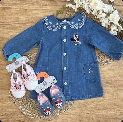 London kids Outlet | Primark- Disney’s Minnie Mouse Collared Denim Dress Available: 0-3m till 2-3y #londonkidsoutlet #minniemouse #disney #ramadan2026 #easter | Instagram