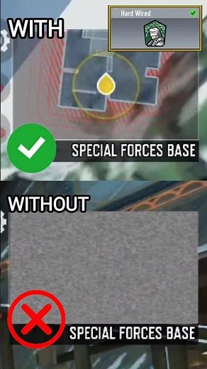 Hard Wired Perk With vs Without in COD Mobile | Call of Duty Mobile - Tips & Tricks