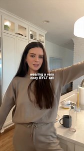 Watch how much I can get done during nap time. 😉 Staying cozy as can be in BYLT's Opal set - sooo soft! Check it out today and save with my code CONTE. | Jess Conte