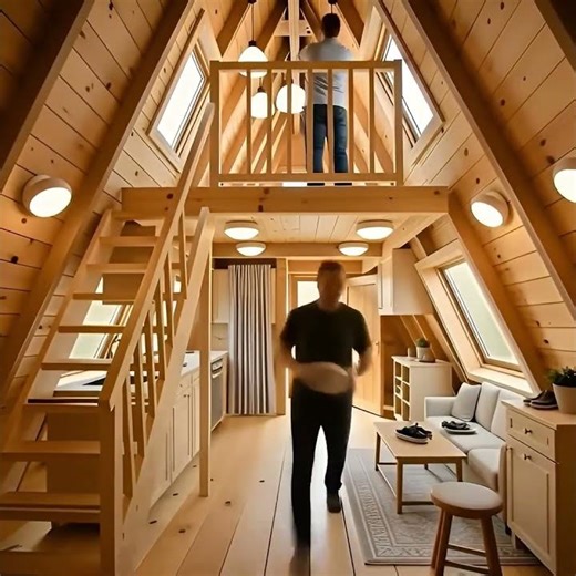 The PERFECT A-Frame Getaway! 🤩 Ultimate Vacation Cabin Tour & Design Ideas #A-frame Cabin #Loft