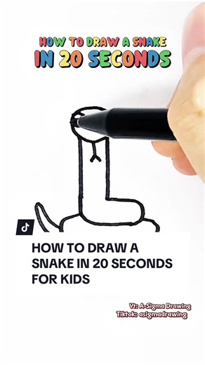 Step-by-Step Tutorial: Drawing a Cute Snake
