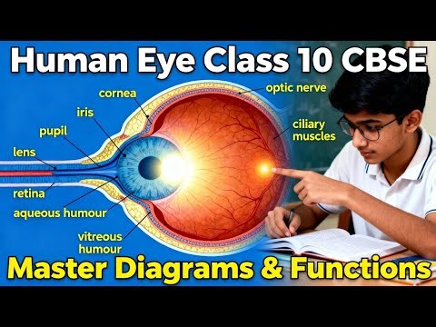 Human Eye Full Chapter | Class -10th | Lecture of Human Eye | How human eye works | by ; Manish Sir