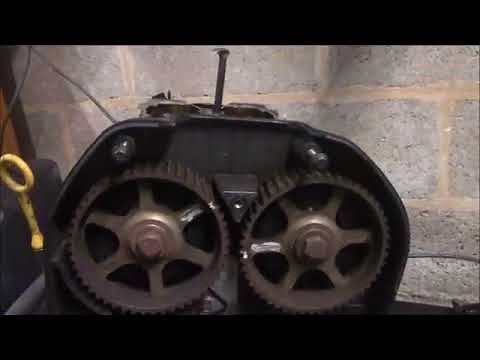 land rover freelander 1 8 timing belt timing marks and tension aligning cams and crank piston midway