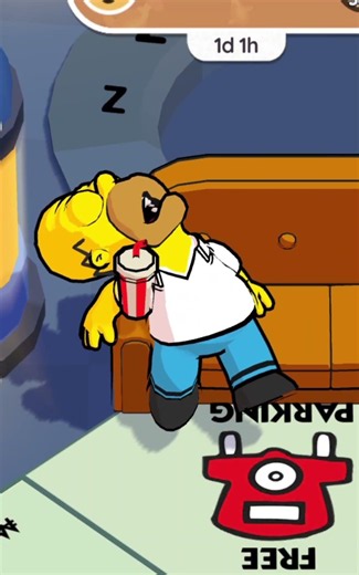 Monopoly GO Homer Simpson 😴 "Mi Mi Mi Mi" Snoring | The Simpsons