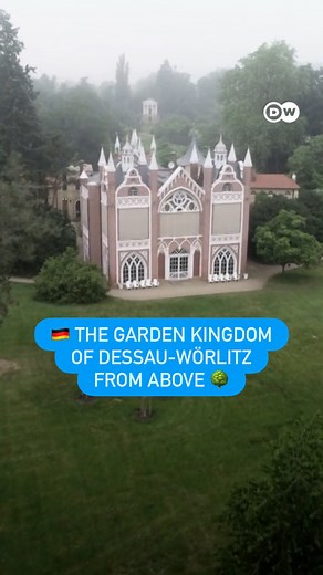 Europe’s first landscape garden: the Garden Kingdom of Dessau-Wörlitz is a quiet masterpiece from above. Created by Duke Leopold III of Anhalt-Dessau, who studied English landscape gardens and ancient Italian architecture, it became the first of its kind on continental Europe – with Wörlitz at its center. An exceptional example of landscape design and planning from the Age of Enlightenment. #dwtravel #germany #dessauwörlitzergartenreich | DW Travel