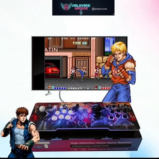  Arcade Pandora +9000 juegos. Incluye fuente + cables HDMI/VGA. Clásicos: Street Fighter, Sunset Riders, Wonder Boy, KOF y más.  Envío GRATIS en Villa Carlos Paz y al rededores.  Envío a todo el país por Correo Argentino (a sucursal) ✅ Tablero/consola con juegos incluidos, listo para conectar a tele o monitor HDMI o VGA.  Más juegos y lista completa en link en bio.#retrogaming #arcadeargentina #nostalgia90s | Valkyrie Arcade | Facebook