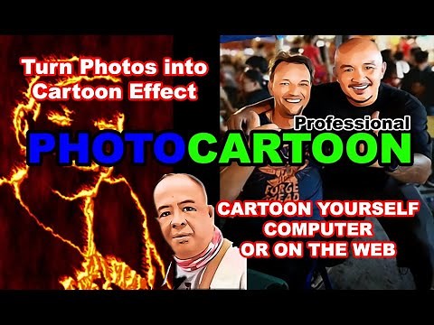 How to Cartoonize Your Photos with Photocartoon Professional 2022 Software or WEB