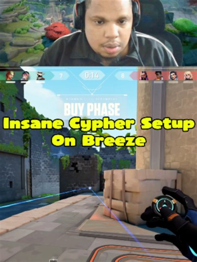 ‏Insane Cypher Full Setup On Breeze B#valorant #cypher | cypher