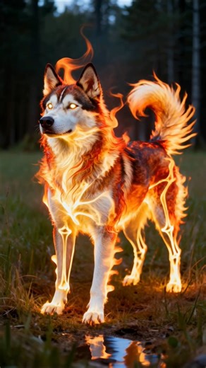 What Happens When Dogs Fuse with the Elements? #shorts #dog