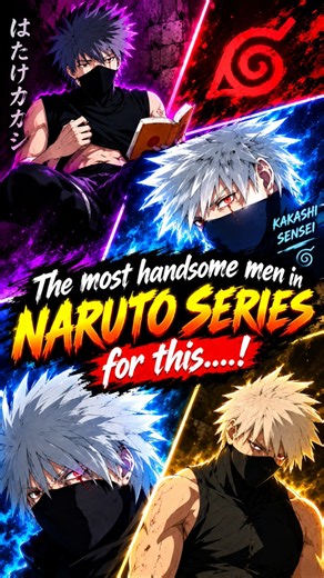 Who is the Most Handsome Man in Naruto? #naruto #kakashi #sasuke #uchiha #itachi #sasori #mrbeast