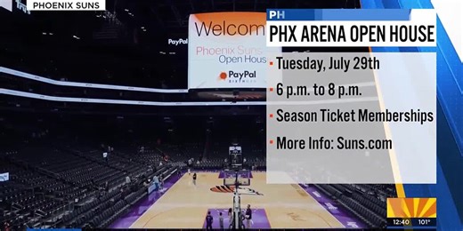 Phoenix Suns, Mercury to host open house at PHX Arena