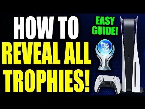 How To Reveal All Trophies On PS5! PS5 Reveal All Hidden Trophies On All Games (For Beginners!)