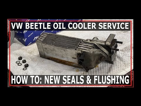 HOW TO: VW Beetle Oil Cooler Seals - Beetle Engine Rebuild - Beetle Oil Leaks - #beetle #vwbus