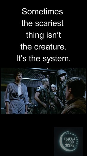 Dr. AY Heath on Instagram: "That’s A Good Scene – Aliens (1986) - “I Don’t Know Which Species Is Worse” Burke didn’t hiss or bleed acid. But he was just as dangerous. This scene shifts the whole narrative — reminding us that monsters wear suits, too. Ripley’s line hits like a hammer. And it still holds weight. #ThatsAGoodScene #Aliens #Ripley #CorporateHorror #JamesCameron #Burke #PaulReiser #SciFiWithTeeth #80sMovies #RealVillains"