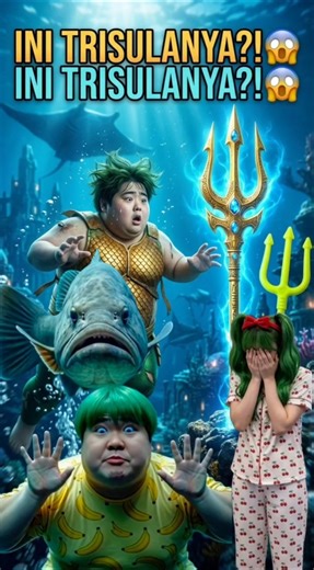 TRISULA KW 🤣 Cenol Pede Jadi Raja Atlantis‼️… Endingnya Jadi RAJA KW BENERAN 😭👑