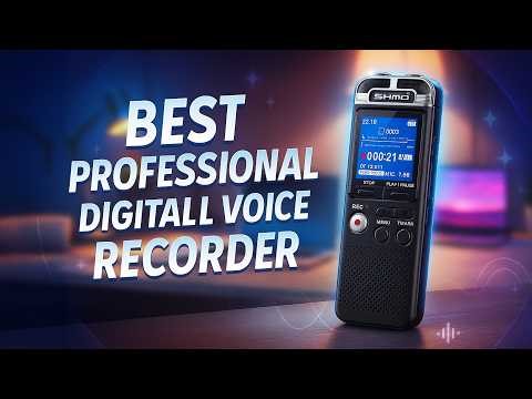 Best Professional Digital Voice Recorder for Meetings & Interviews – Full Review & Features