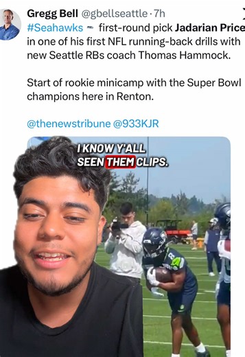 Jadarian Price Scary Hours Seahawks NFL Draft