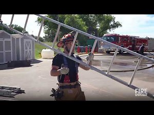 Throwing Ladders | Structure Fire Firefighter Training