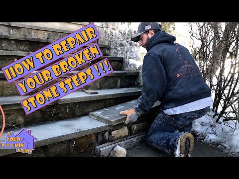 How To Repair Your Stone Steps in a Day!!!