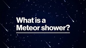What is a meteor shower?