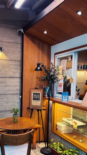 15th St. Coffee iced latte & cold brew — cozy local cafe vibes