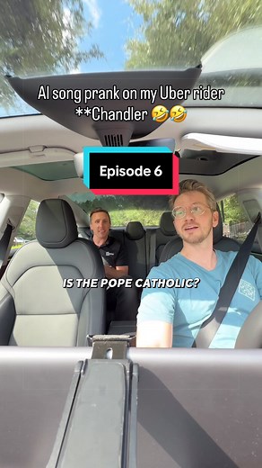 I can’t believe I wrote a song about this. Sorry Chandler 🤣 #prank #uber #funny #song #viral