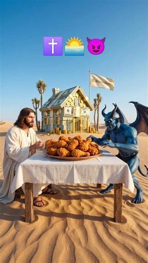 Jesus & Devil Eating Together 😳 | Jesus Enters the House Devil Gets Weak!”