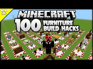 100 *SUPER EASY* Minecraft furniture build ideas!