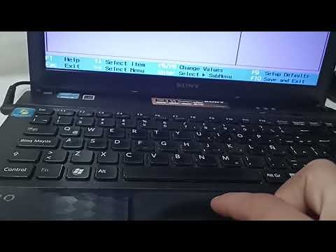 Configuración de la BIOS Sony Vaio - UTPL