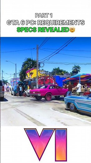 GTA 6 PC: Requirements Minimum & UltraSpecs REVEALED (Pt. 1)🤯#gta #gta6 #shorts