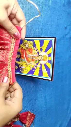 4.2M views · 76K reactions | Mata Rani ki poshak #reel #facebookreel #mataranikiposhak #navratrispecial #mataranikichunery | Creativity With Reena | Facebook