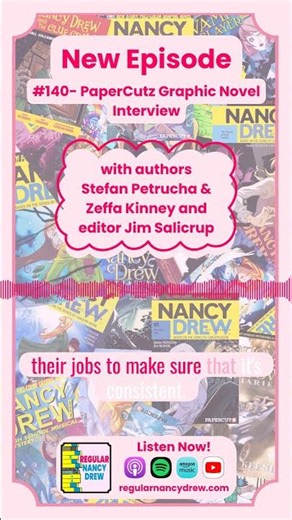 We still can’t believe that we got to interview these legends about the Nancy Drew Graphic Novels!