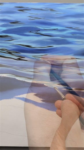 Painting Waves in Oil Paint