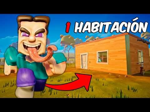 Steve Grotesco en Hello Neighbor pero la CASA es una SOLA HABITACIÓN 🤮