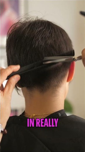Master Scissor Over Comb: Create Amazing Hair Shapes! #shorts