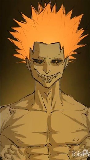 Muscular Anime OC🔥 #anime #art #phonk