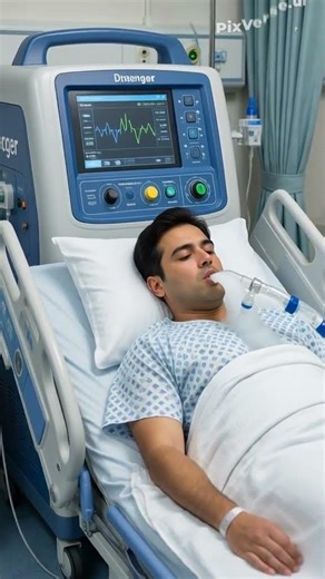 ventilator kaise kaam karta hai #vent #icu #ventilatore