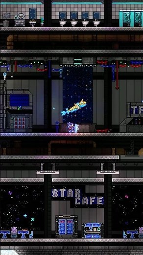 Starbound Outpost in Terraria. Finished build walkthrough #террария #terraria #games #pixelart