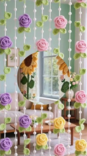Dreamy Crochet Curtains ✨ Handmade Home Decor Ideas