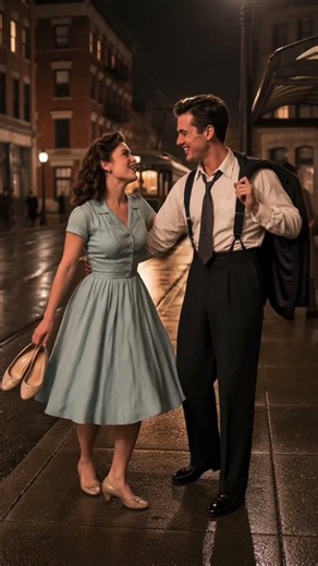 1946 Swing Night on the Streetcar Ride Home #1940s #SwingDance #Vintage