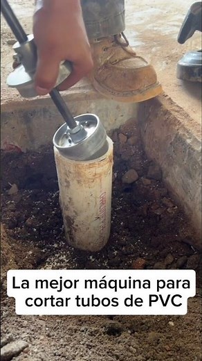 La mejor máquina para cortar los tubos de PVC #tips #construction