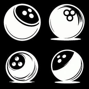 Bowling Ball SVG Bundle: Vector Clipart Designs (digital Download) - Etsy UK
