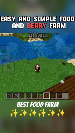 Simple berry farm🍒 #gaming #shorts #minecraft