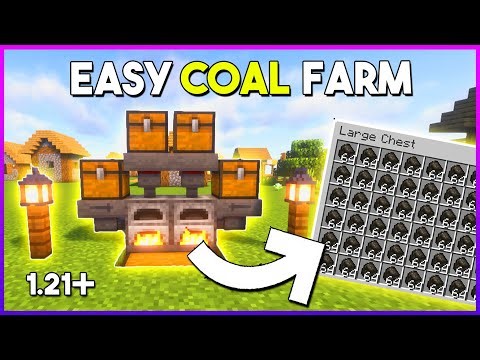 Want MAXIMUM Coal Production? Watch This Minecraft Automated Farm Tutorial