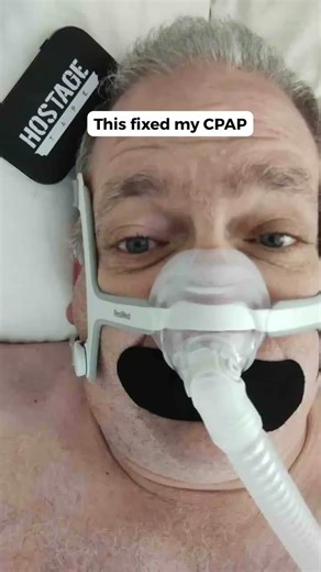 Your CPAP isn’t broken. Your mouth is open. 😵￼