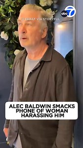 Actor Alec Baldwin slapped a woman’s phone out of her hand after she kept harassing him over the Israel-Palestine war and the fatal "Rust" film set shooting in a New York City café. | ABC7
