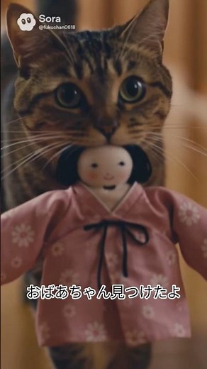 Fukusuke, the cat kept at the nursing home.