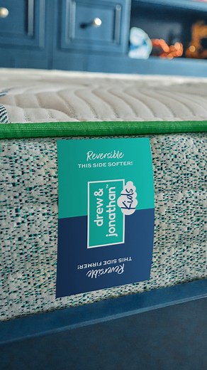 6.7K views · 435 reactions | Introducing Drew & Jonathan Kids mattresses for Rooms To Go! Designed to grow with your child, these dual-sided mattresses offer comfort and technology for a long-lasting bedtime. Tap to learn more and shop the collection → https://bit.ly/3vMZQo7 | Drew & Jonathan | Facebook