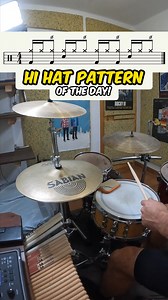 8.5K views · 143 reactions | 論 HI HAT pattern of the day: 16th notes!...